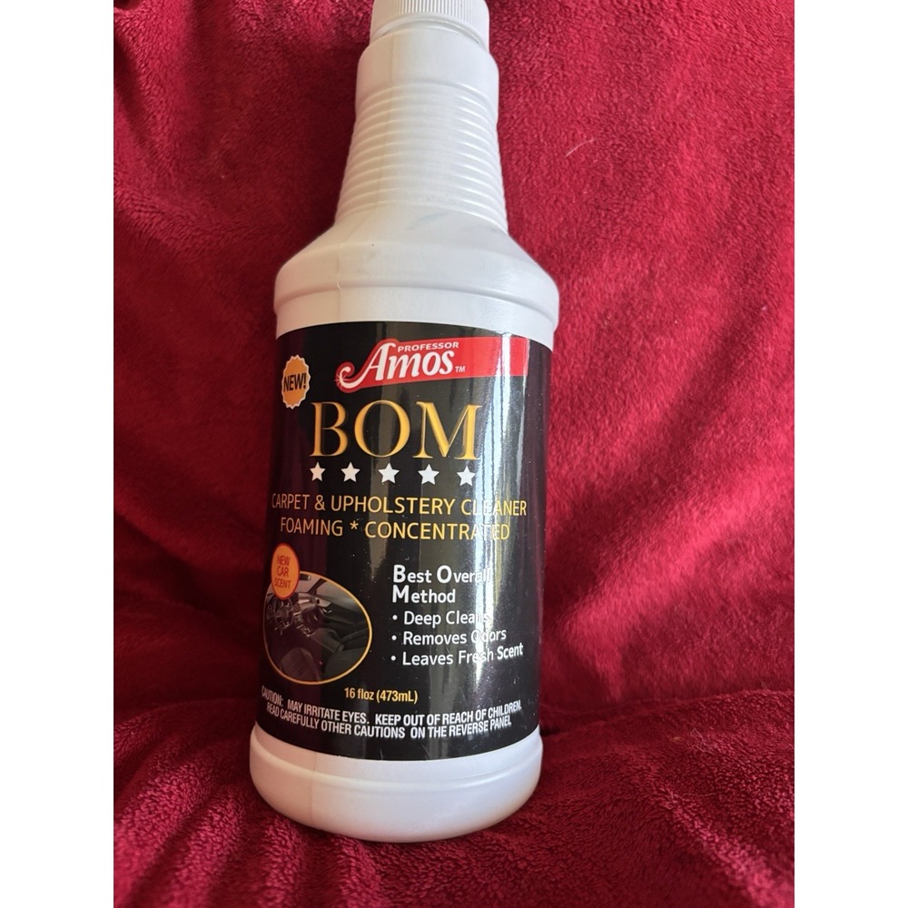 Professor Amos BOM Waterless Cleaner Polish Protectant Auto Bike 16oz Refill
